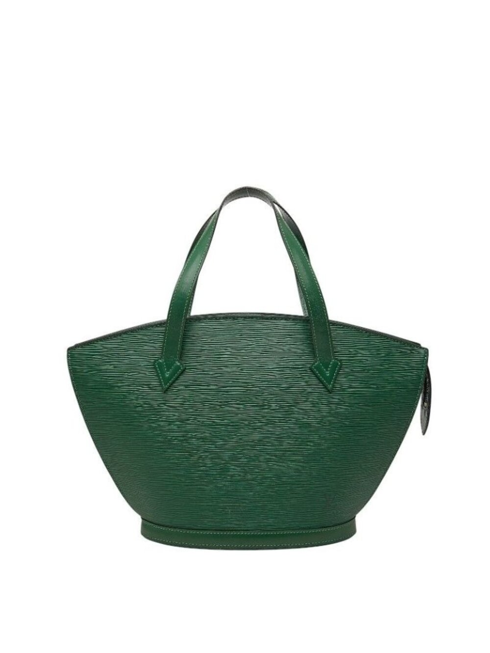 Louis Vuitton Epi Saint Jacques Borneo Green Leather Handbag